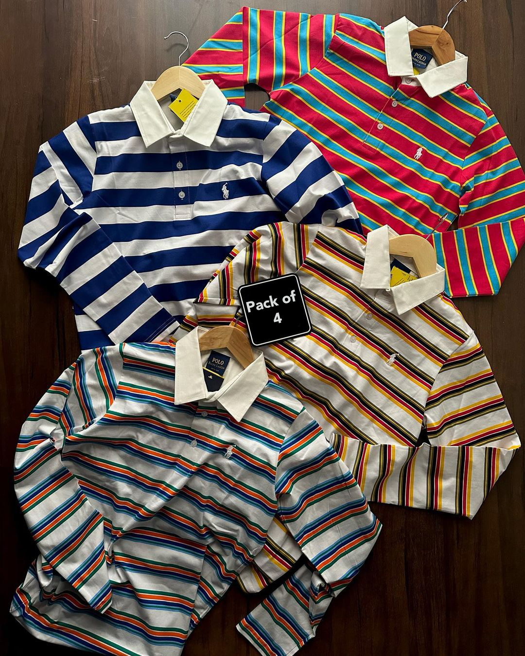 Pack of 4 Polo T-shirts